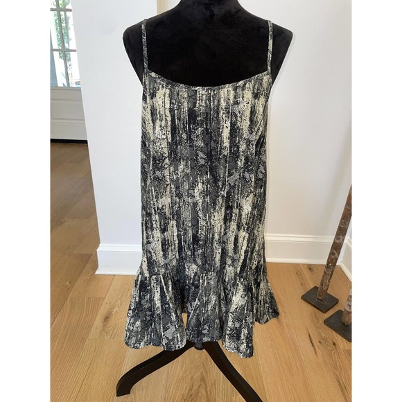 Urban Outfitters Camille Black & Tan Mini Dress Tunic Size M - Picture 4 of 10